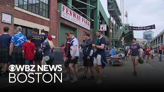 Scotland fans take over Fenway Park due to Fan Fest weather closure