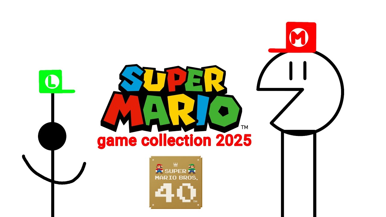 My super mario game collection 2025 (super mario bros 40th anniversary)