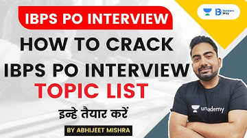 How To Crack IBPS PO Interview | By Abhijeet Mishra | Bankers Way
