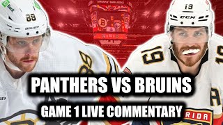 Boston Bruins vs Florida Panthers Game 1 LIVE COMMENTARY