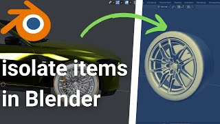 How To Hide / Separate objects in Blender (for a better workflow)