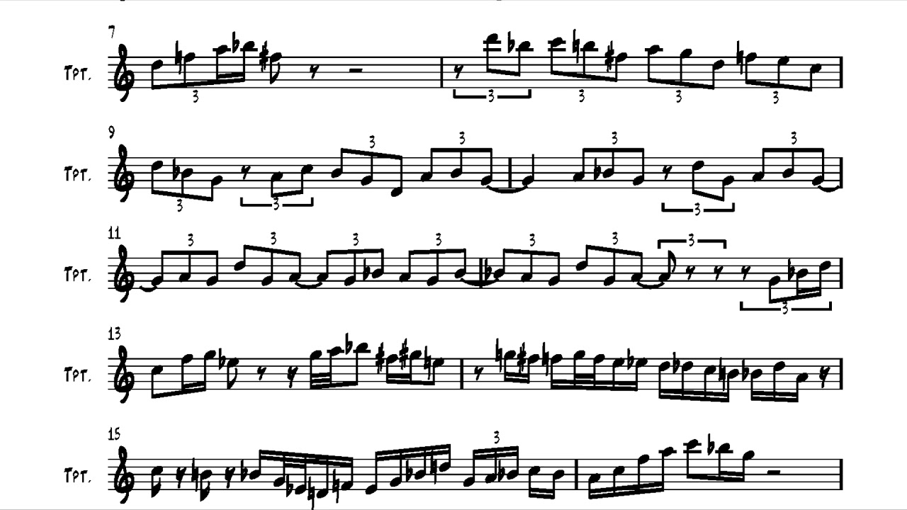 Hunter Solo Transcription