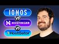 Hostinger vs IONOS vs HostGator | A melhor hospedagem acessível no Brasil?