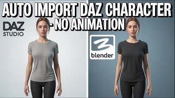 FAST Animation Studio Tools | Import DAZ Character into Blender | Getting Started