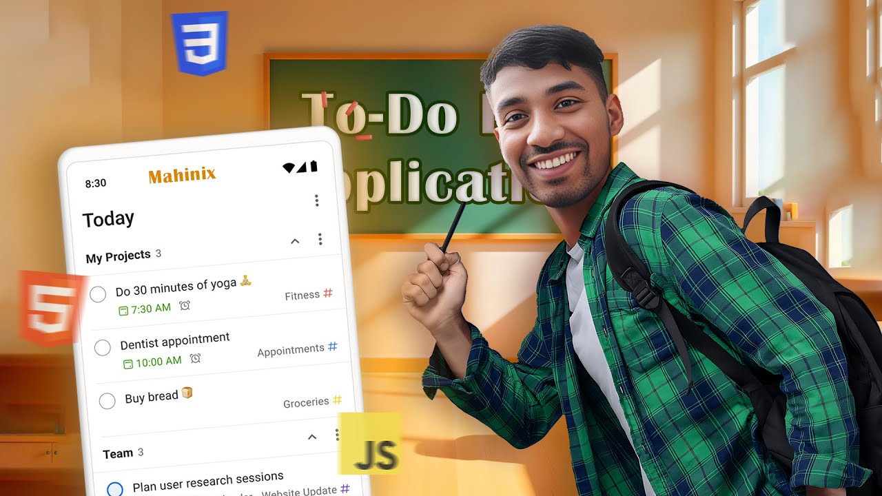 Build a To-Do List App Using JavaScript | Perfect Beginner Project ...