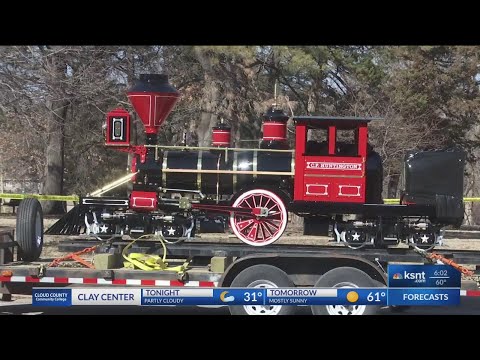 All aboard! Take a look at the new Gage Park train