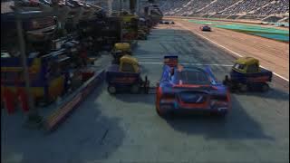 Download lagu Cars 3 movie scene Thomasville,Florida 500,Rusteze Racing Center full view