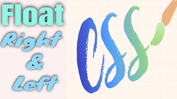 How you can float elements to right or left in css? | Float property | css tutorial