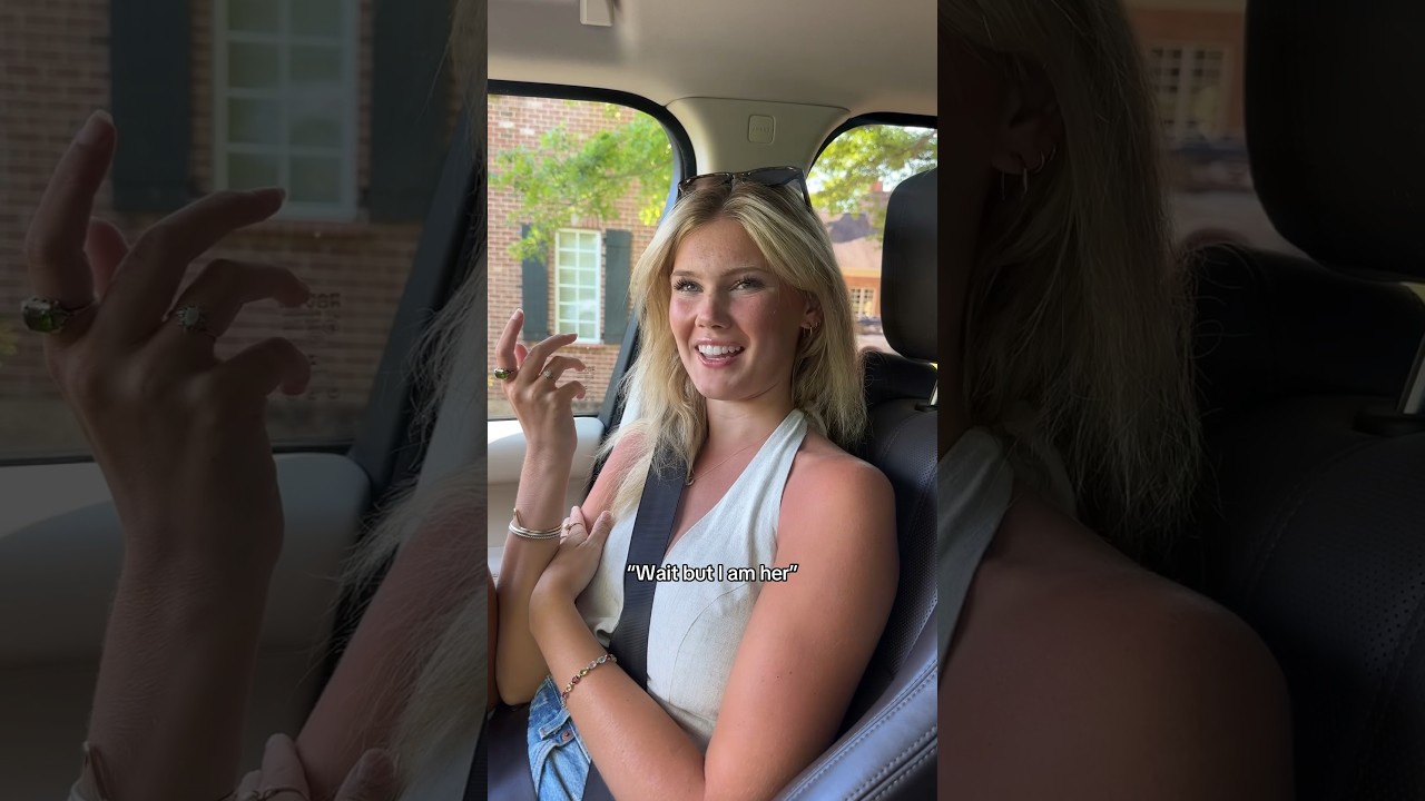 She wasn’t expecting this… 