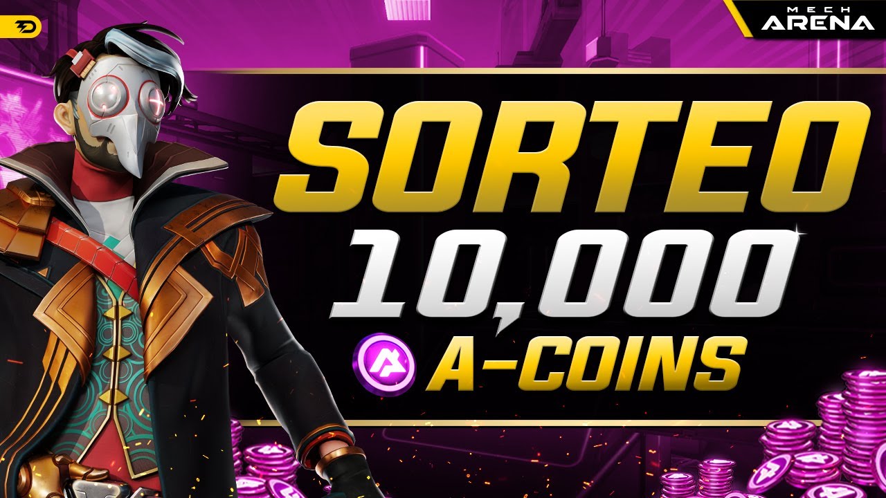 SORTEO 10.000 A-COINS: 1000 por Ganador 🥰 Participa y GANA | Mech Arena