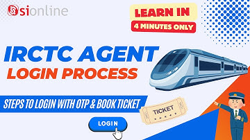 Steps To Login IRCTC Agent ID Through OTP & Book Tickets - in Hindi
