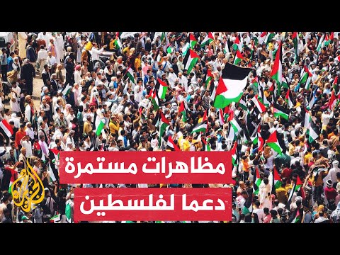 عواصم عربية وغربية تدعم فلسطين وتندد بجرائم الاحتلال في غزة