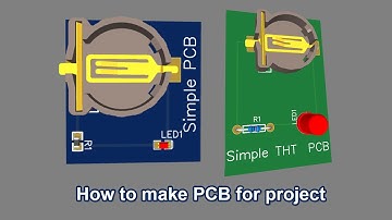 How to Design a PCB easily with EasyEDA - Complete Tutorial Series