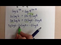 Exponential Equations and Logarithms Quiz