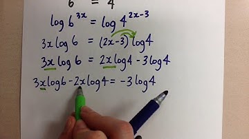 Solving Exponential Equations using Logarithms