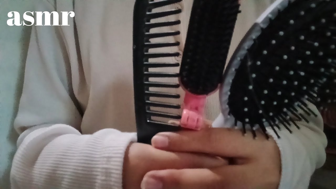 asmr 5 minutes brushing your hair