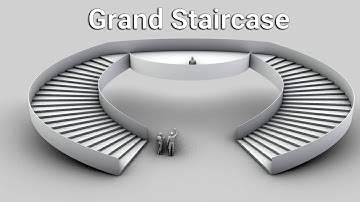 Grand Staircase - Rhino Grasshopper parametric tutorial