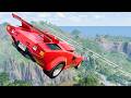 Epic high speed car jumps 276  beamng drive  crashboompunk