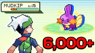 ✨ Shiny Hunting MUDKIP in Pokemon Sapphire! (6000+ RESETS)