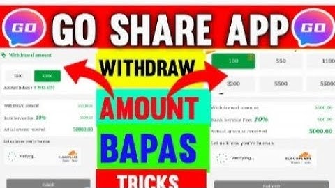 Goshare withdrawal 55000 hajar ✅ || goshare old withdraw amount bapas || withdrawal amount bapas
