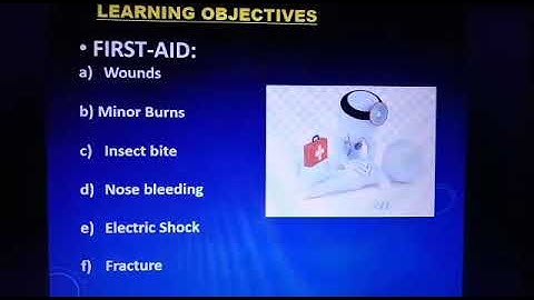 Class IV Science Ch 7 Safety and First aid Part 3