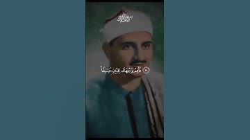 فاقم وجهك للدين حنيفا | سورة الروم | #المنشاوي رحمه الله