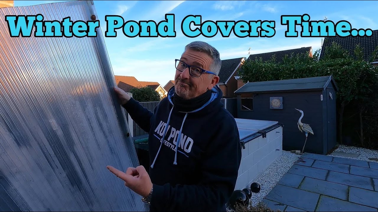 KOI POND WINTER COVERS TIME**INSULATION READY FOR WINTER