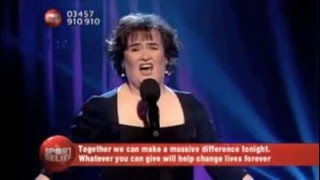 Susan boyle - Performance for sport relief