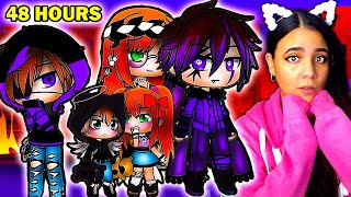 The Afton Family Stuck In A Room For 48 Hours!  FNAF Gacha Club Mini Movie Reaction