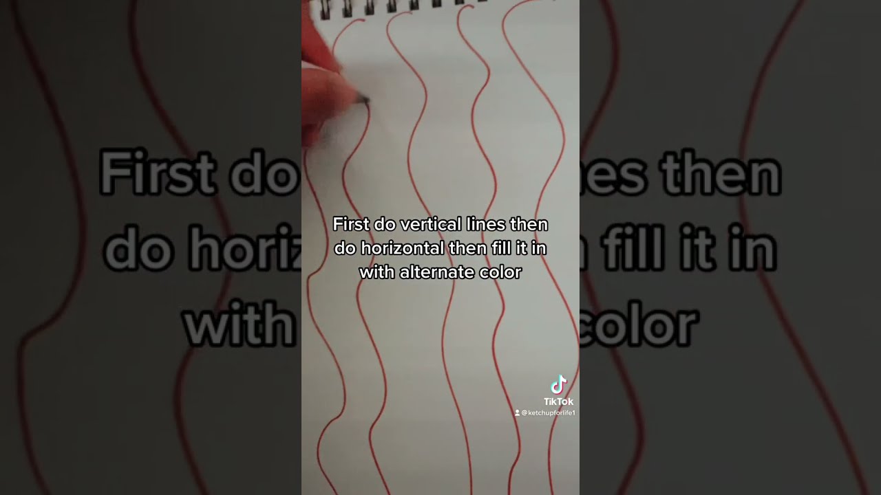 How To Draw A Checkered Pattern Fyp 