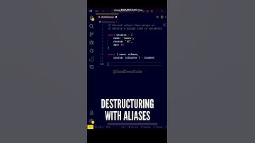 😃😃 Extract values from JS Objects and assign them to variables #shorts #javascript #programming #js
