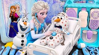 ULTIMATE Frozen Elsa Doctor Checkup & Sick Olaf Hospital Recovery ❄️🩺 Satisfying Medical Toys ASMR screenshot 1