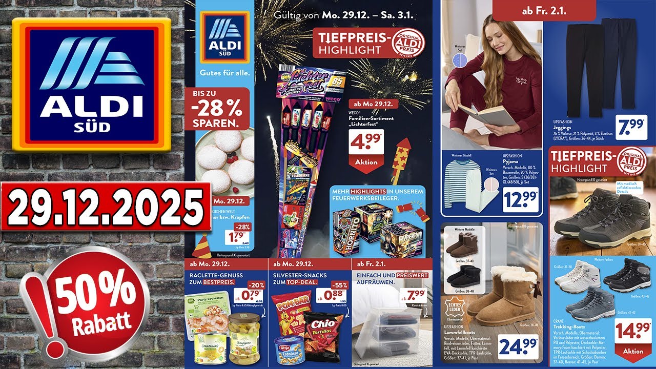 ALDI SÜD Werbung Prospekt | Gültig von 29.12.2025