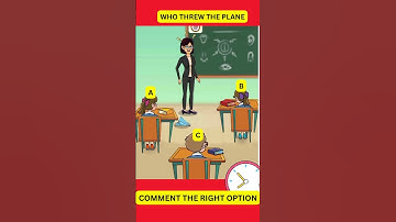 ✈️ WHO THREW THE PLANE? | Can You Solve the Mystery? 🧠🕵️  #riddlechallenge #brainteaser
