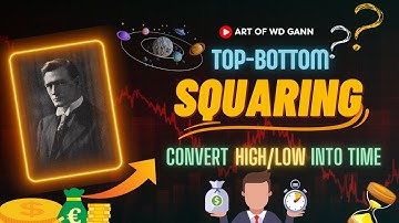 Converting High-Low Into Time | Top-Bottom Squaring | 369 | Art of WD Gann