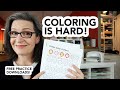 Struggle with Copic Coloring? Me, too! But practice helps! Download my practice sheets!