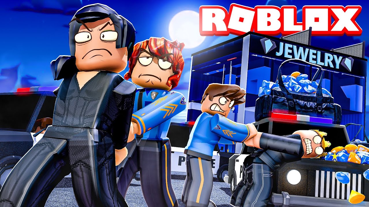CAUGHT ROBBING A JEWELRY STORE IN ROBLOX - YouTube