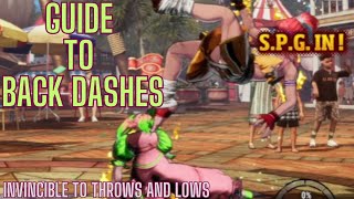 Fatal Fury City of the Wolves - Back Dashes are invincible to Throws and Lows