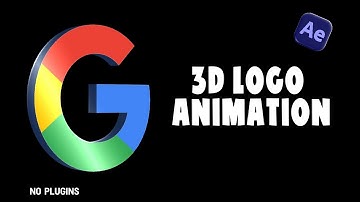 3D Logo Animation in After Effects | Shatter Effect | After Effects Tutorial | No Plugins
