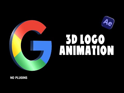 3D Logo Animation in After Effects | Shatter Effect | After Effects Tutorial | No Plugins