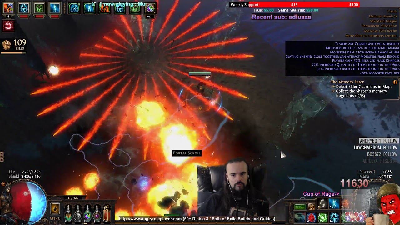 COVES T11 MAP vs. GOLEMENTALIST (Flame Golems Elementalist) Build for Path of Exile 3.3/3.2