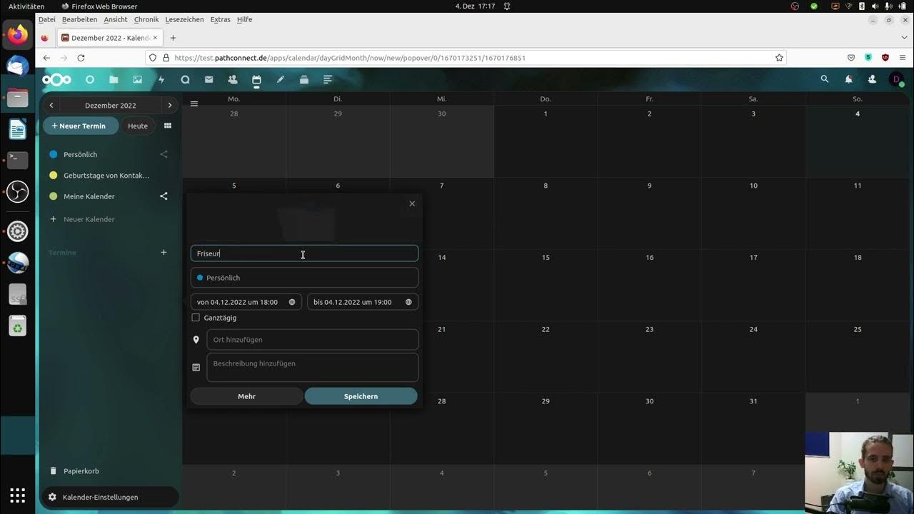 Vorstellung Nextcloud Kalender App - YouTube