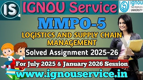 IGNOU MMPO-5 Solved Assignment 2025-26 For July 2025 and January 2026 Sessions