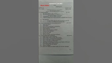 Fundamentals of data management questions 4th sem #bcom #odisha #important