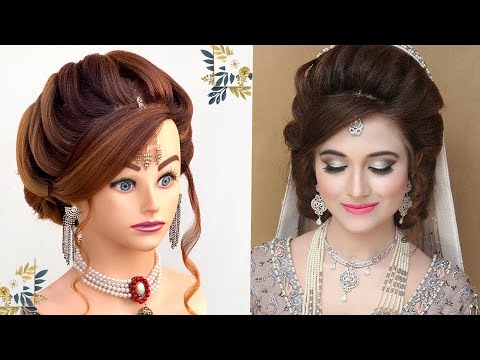 Bridal Buns - Latest Pakistani Bridal Hairstyles Wedding Trends (2) -  StylesGap.com