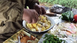 Кулинарный день на рыбалке. Щука  "по-Вологодски".