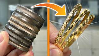 How do they make three different pyramid bracelet models with a simple piece of iron? by Zoraki İşler 3,714 views 1 month ago 24 minutes