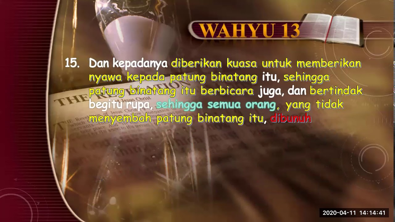 Seminar Nubuatan Online - ( Exposisi Wahyu Pasal 13 ) Part-1