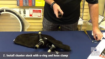 Lothian Bagpipes - How to Install - Canmore Hybrid Pipe Bag