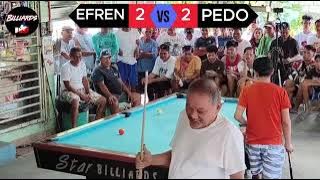 FULL FIGHT  YUNG PI ALAMANG KA LANG NI CHAMP EFREN BATA REYES VS PEDO 77K POTMONEY PAREHAS